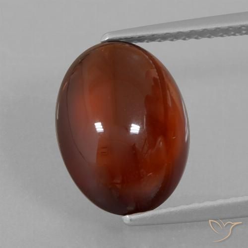 5.27ct Natural Pecan Brown granada hessonita, oval, Translúcido
