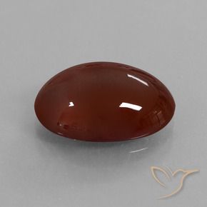 granada hessonita Castanho médio-escuro Natural 7.29ct, oval, Translúcido