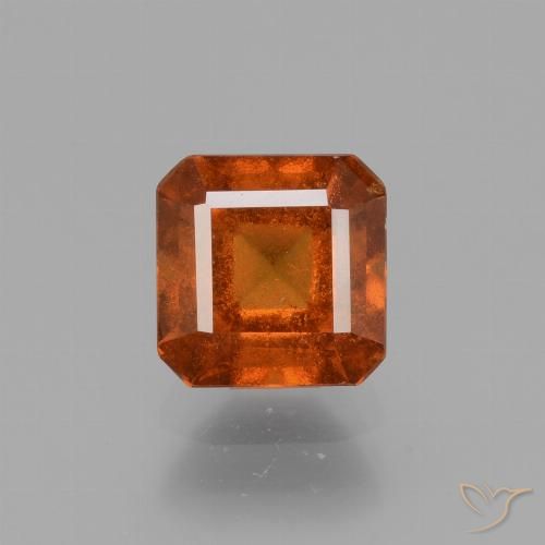1.81ct Natural Laranja Médio granada hessonita, Corte Esmeralda, VS