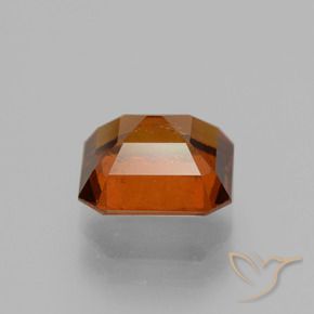 granada hessonita Laranja Profundo Natural 2.28ct, Corte Octógono / Esmeralda, VS-SI