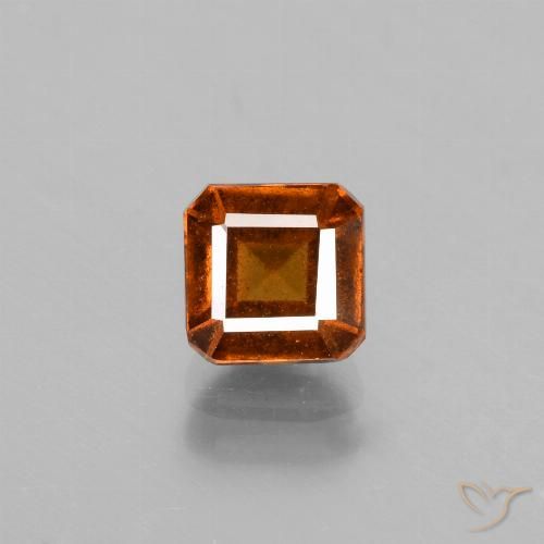 1.49ct Natural Laranja Profundo granada hessonita, Corte Esmeralda, VS