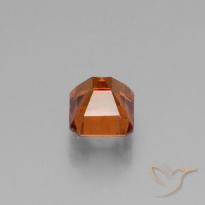 granada hessonita Laranja Profundo Natural 1.41ct, Corte Octógono / Esmeralda, VS