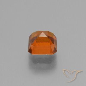 granada hessonita âmbar laranja Natural 1.50ct, Corte Octógono / Esmeralda, VS