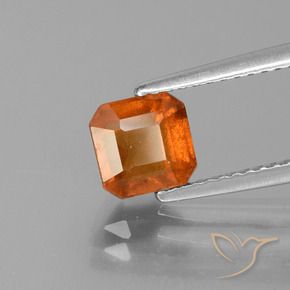 granada hessonita fogo laranja Natural 1.69ct, Corte Octógono / Esmeralda, VS-SI
