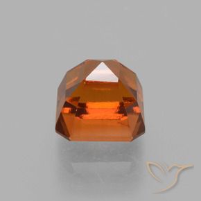 granada hessonita Laranja escuro Natural 1.80ct, Corte Octógono / Esmeralda, VS