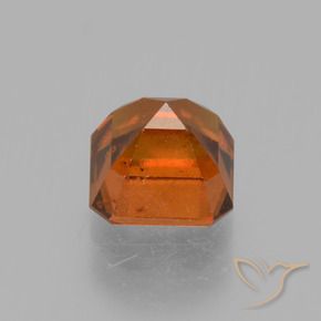 granada hessonita âmbar laranja Natural 1.67ct, Corte Octógono / Esmeralda, VS