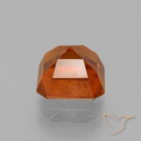 granada hessonita âmbar laranja Natural 1.87ct, Corte Octógono / Esmeralda, VS