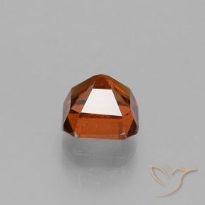 granada hessonita âmbar laranja Natural 1.36ct, Corte Octógono / Esmeralda, VS