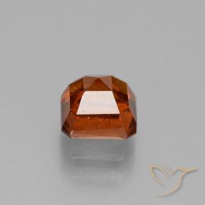granada hessonita âmbar laranja Natural 1.43ct, Corte Octógono / Esmeralda, VS