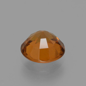 Granada hessonita laranja natural 2,53ct, corte redondo, VS