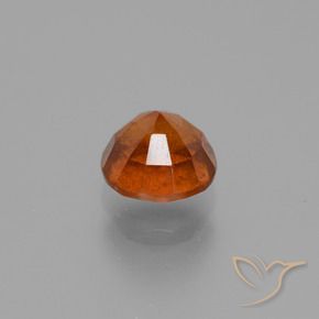 granada hessonita âmbar laranja Natural 1.65ct, Redondo, VS