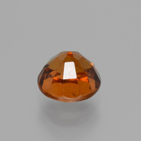 Granada Hessonita laranja canela Natural 1.36ct, Corte Redondo, VS