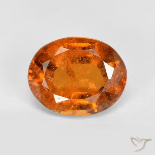 2.92ct Natural Laranja Médio granada hessonita, oval, VS-SI