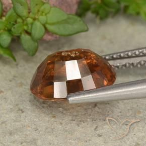 granada hessonita Laranja Profundo Natural 2.79ct, oval, VS
