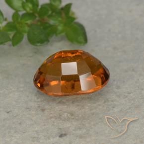 granada hessonita fogo laranja Natural 1.80ct, oval, VS-SI