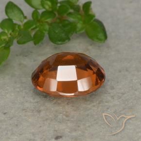 granada hessonita âmbar laranja Natural 1.80ct, oval, VS