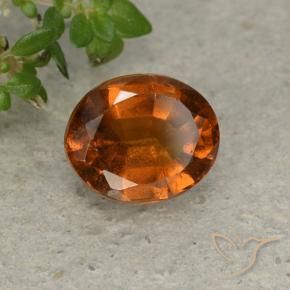 granada hessonita Laranja Profundo Natural 1.82ct, oval, VS-SI