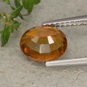 granada hessonita Laranja Profundo Natural 1.81ct, oval, VS-SI