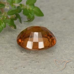 granada hessonita Laranja Profundo Natural 1.84ct, oval, VS-SI
