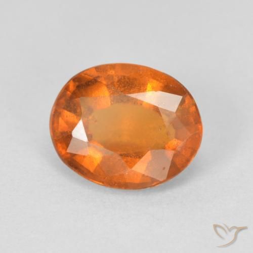 granada hessonita Laranja Profundo Natural 1.97ct, oval, VS-SI