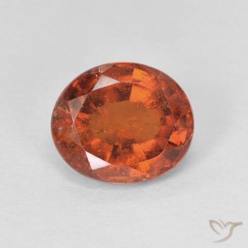 2.42ct Natural Laranja Médio granada hessonita, oval, VS-SI