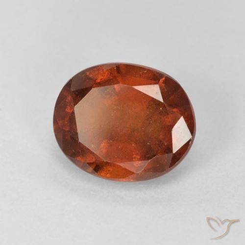 granada hessonita Laranja escuro Natural 2.27ct, oval, VS-SI