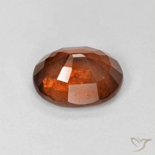 granada hessonita Laranja escuro Natural 2.27ct, oval, VS-SI