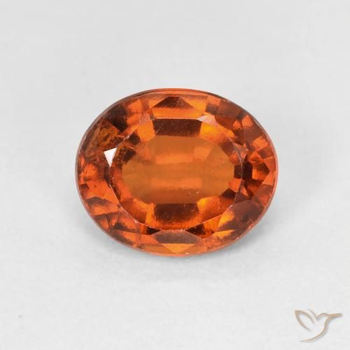 2.07ct Natural Laranja Médio granada hessonita, oval, VS