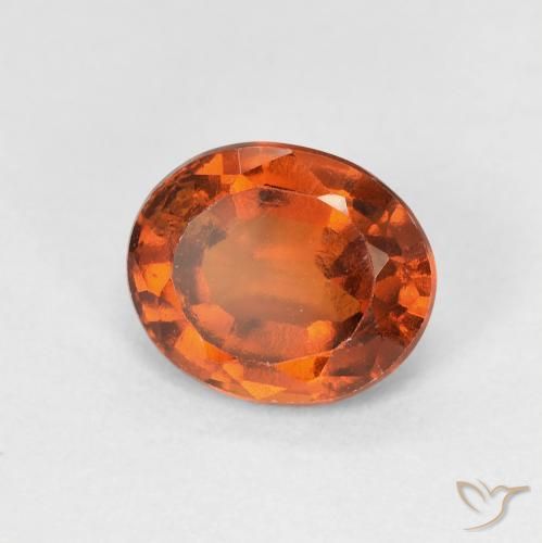 granada hessonita Laranja Médio Natural 2.07ct, oval, VS