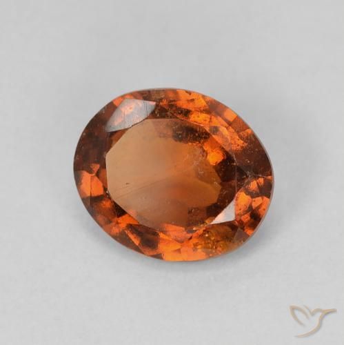 granada hessonita Laranja Profundo Natural 1.86ct, oval, VS-SI