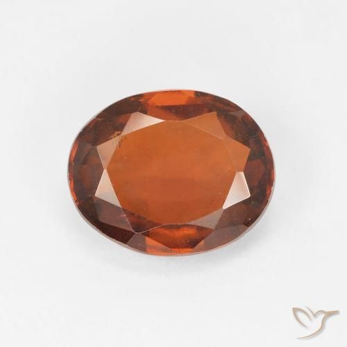 2.90ct Natural Laranja Médio granada hessonita, oval, VS