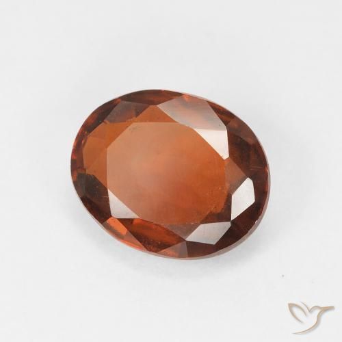 granada hessonita Laranja Médio Natural 2.90ct, oval, VS