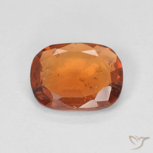 1.82ct Natural Laranja amarelado granada hessonita, Almofada, VS-SI