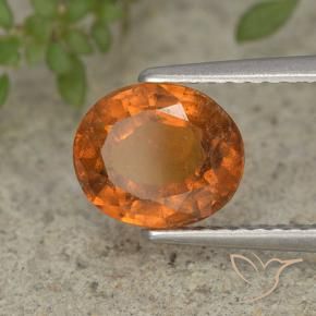 granada hessonita Laranja Médio Natural 2.03ct, oval, VS-SI