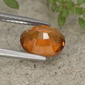 granada hessonita Laranja Médio Natural 2.03ct, oval, VS-SI