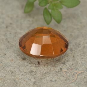granada hessonita Laranja Profundo Natural 2.42ct, oval, VS