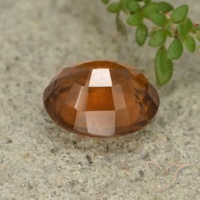 granada hessonita Laranja médio-escuro Natural 2.46ct, oval, VS