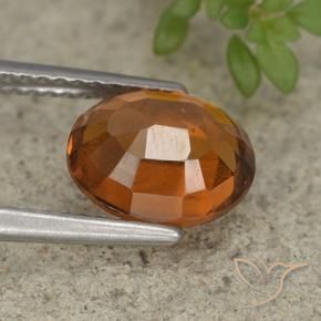 granada hessonita Laranja médio-escuro Natural 2.63ct, oval, VS-SI