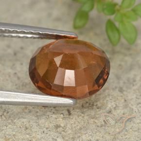 granada hessonita Laranja Profundo Natural 2.66ct, oval, VS