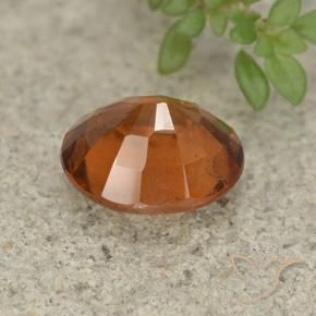 granada hessonita Laranja Profundo Natural 2.52ct, oval, VS
