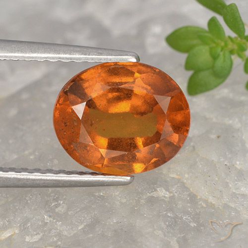 2.68ct Natural Laranja Médio granada hessonita, oval, VS-SI