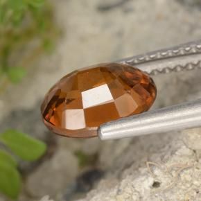 granada hessonita Laranja médio-escuro Natural 1.96ct, oval, VS