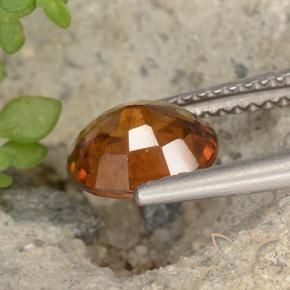 granada hessonita Laranja médio-escuro Natural 1.81ct, oval, VS