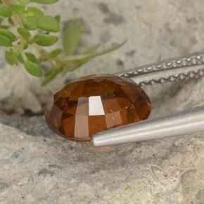 granada hessonita Laranja Profundo Natural 2.40ct, oval, VS-SI