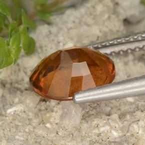 granada hessonita Laranja Profundo Natural 2.23ct, oval, VS-SI