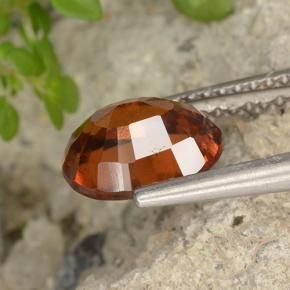 granada hessonita âmbar laranja Natural 2.07ct, oval, VVS-VS