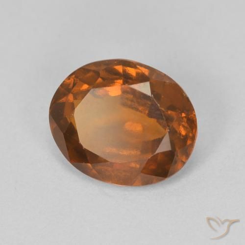 granada hessonita Laranja Médio Natural 2.35ct, oval, VVS-VS