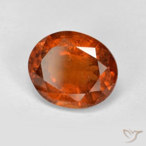 granada hessonita Laranja Profundo Natural 2.47ct, oval, VS-SI