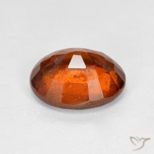 granada hessonita Laranja Profundo Natural 2.47ct, oval, VS-SI
