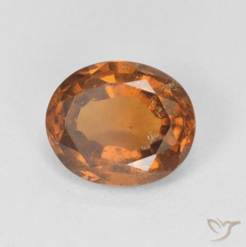 2.23ct Natural Laranja Profundo granada hessonita, oval, VS-SI